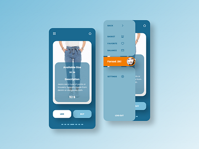 ui design for jean store