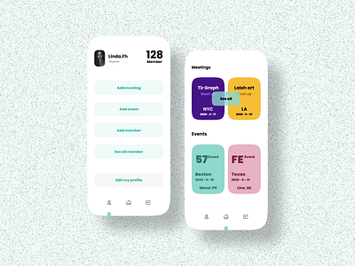 ui design for create meetings and events