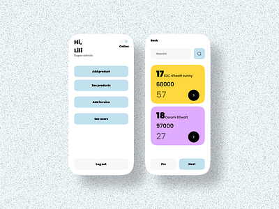 UI design for iran electric part one