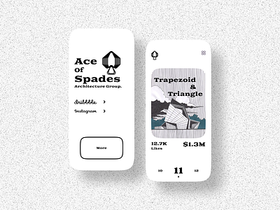 UI design for Ace of ♠️ architecture group