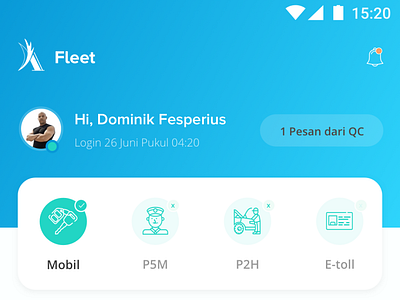 Fleet Management App android app design driver app fleet management ios app design mobile app design ridesharing ui design ux design