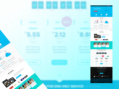 Web apps style landing page