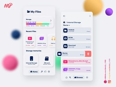 Design File manager 📂🗃