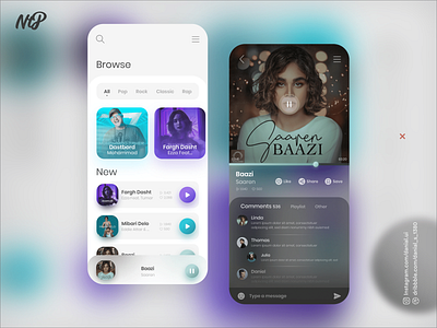 Music Store Design 🎵 design mobile ui ux uidesign uikit uiux design web ios app uiux uiuxdesign web web design webdesign