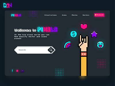 PIxel Web Design ◼◻ by Danial | Dribbble