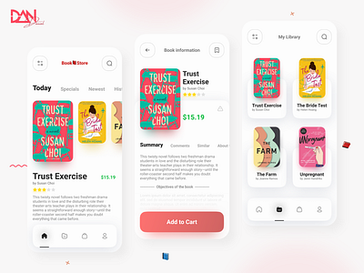 Book Store app design 📚📕