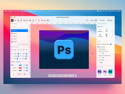 Redesign Adobe Photoshop 🎨🖌