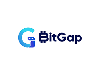 Logo design for Bitgap 💬📊🪙 branding design graphic design illustration logo logo design logodesign mobile ui ui ux uidesign uiux uiuxdesign web