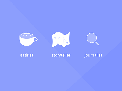 Icons for a Writer