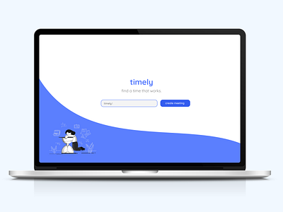 Group Scheduling web-app, Landing Page