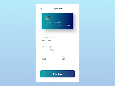 Credit Card Checkout - DailyUI 002