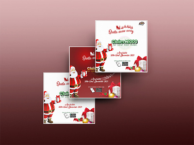Christmas Promo/Giveaway Design christmas christmas design design flyer giveaway graphic design inspiration promo
