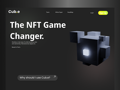 NFT web design graphic design ui ux web design