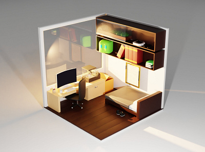 Bedroom 3d design graphic design modeling