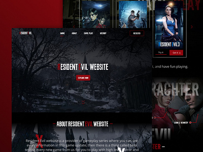 Resident Evil Website