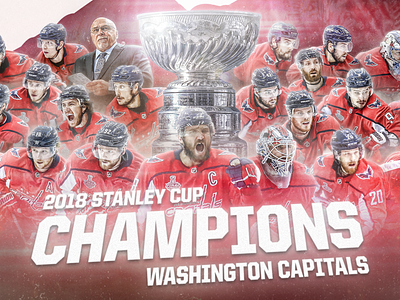 Washington Capitals - Stanley Cup Champions cup dc hockey ovechkin playoffs sports stanley washington