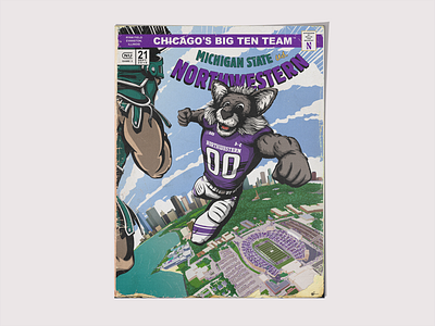 NU vs. MSU Program Cover/Poster