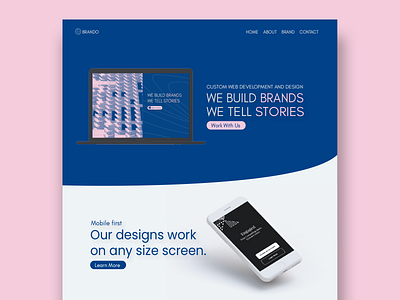 Design Agency Landing Page