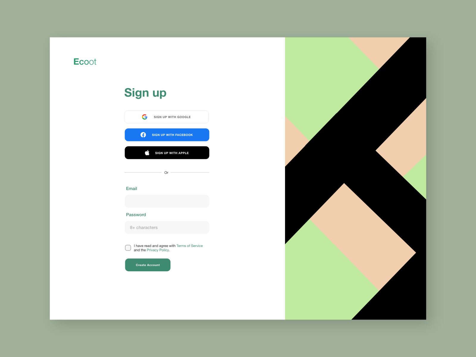 DailyUI - 001 | Sign-up Form by Aleksandr Shchilkin on Dribbble