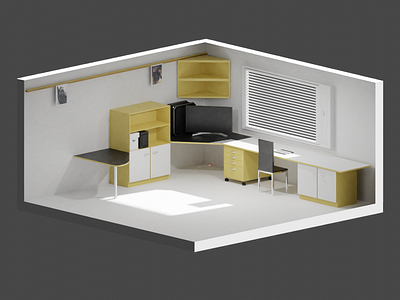 Student Appartment Modelling - Day #2 | Work in Progress 3d 3d art appartment appartments blender blender 3d blender3d day 2 day2 home in progress low poly low poly lowpoly room unfinished work in progress