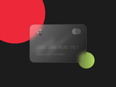 Glass Credit Card Design