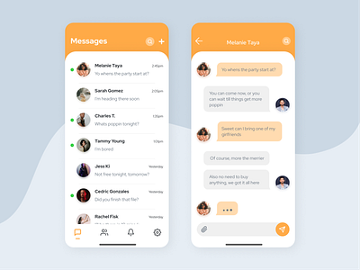 Chat / Messaging App chat messages messaging mobile