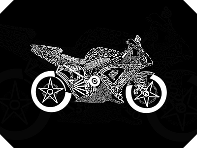 Lettercycle. design illustration moto motorbike motorcycle motorsport typography vector