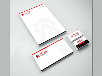 ACTA ADMINISTRADORES Y PROYECTOS branding graphic design logo stationery design
