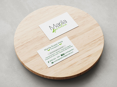 Marila Garden - Business card branding business card graphic design logo stationary design