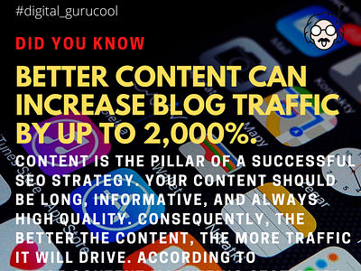 Better content can increase blog traffic by up to 2 000