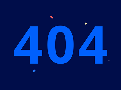404 Page aftereffects animated animation design illustrator motiondesign motiongraphics ui ux vector web