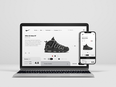 Nike ecommerce responsive concept