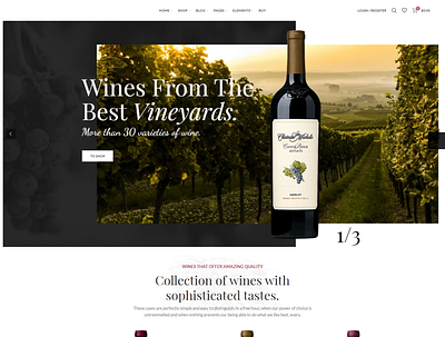 Wordpress Wine store branding design ecommerce design hireme i am himel muqtadir store web website design wordpress