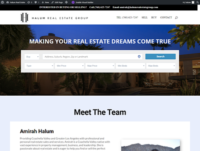 Idx Real estate website with divi builder branding design ecommerce design hireme i am himel muqtadir idx real estate real estate logo real estate website responsive web website design wordpress