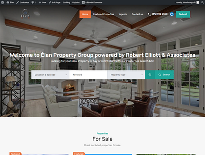 Idx mls Real estate website with elementor builder 2020 branding design hireme i am himel muqtadir idx real estate real estate website web website design wordpress