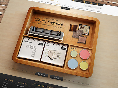 Furniture Style Palette 3d design development furniture palette style webshocker website