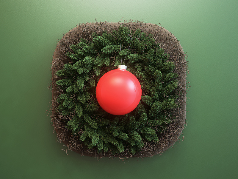 Xmas webshocker 3d xmas app icon design christmas