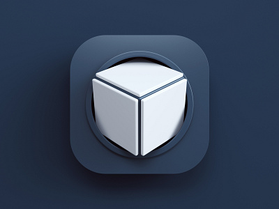 App icon 3d app big sur branding design icon ios logo macos render webshocker