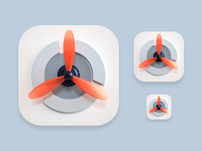 Propel icon 3d app branding design icon icon design illustration mobile render webshocker website
