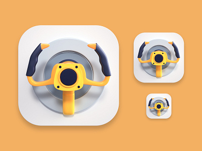 Copilot icon 3d app branding design icon illustration ios logo render webshocker