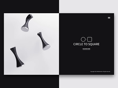 Circle to Square 3d animation chess circletosquare design render webdesign webshocker website