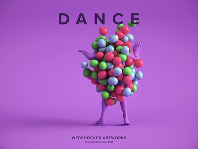 Dance 3d 3dsmax abstract animation design illustration render vray webshocker website