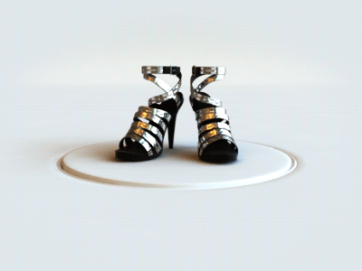 Rotation 3d animation concept design fashion shoes webshocker wip