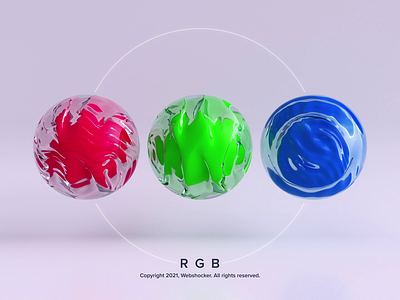 RGB 3d abstract animation art artist deform motion design motion graphics noise render rgb web design webshocker