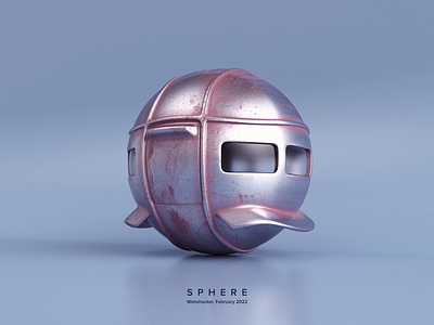 Sphere 3d abstract animation design illustration motion design render spaceship webshocker website