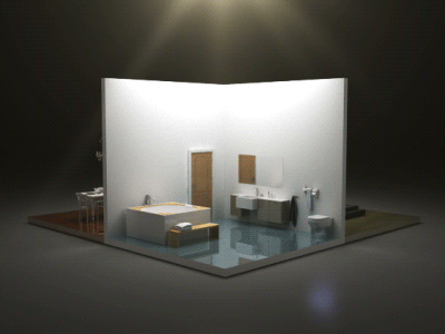 Flat [3d] 3d animation appartment design flat furniture presentation video webshocker