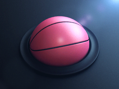 Dribbble Invite 3d animation ball design dribbble fun invite webshocker
