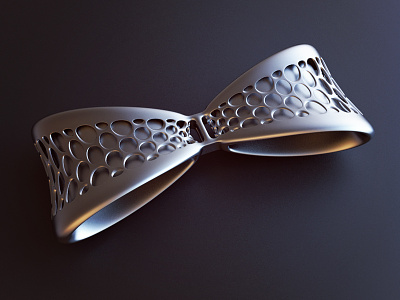 Bow Tie - 3d print 3d print bow design fashion product design tie webshocker