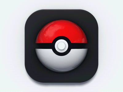 go - animation 3d animation design icon icon design pokeball pokemon webshocker