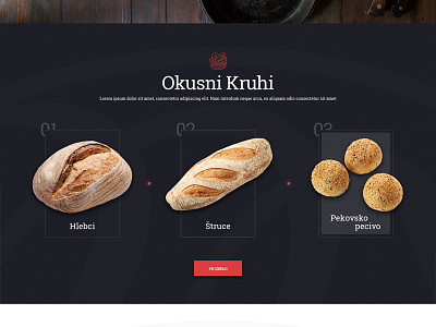 Wip bakery bread dark desig gright webshocker website wip